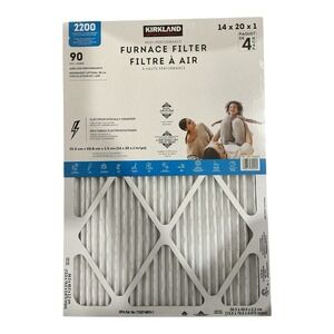 Kirkland High Performance Furnace Filter 14x20x1 - 4 Pack Air Filter